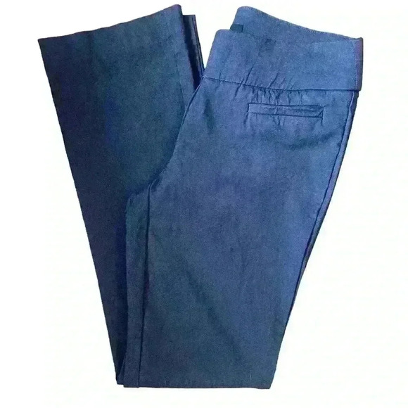 Blue Jean Black APT 9 stretch PULL ON PANTS SLACKS STRAIGHT LEG 6 - Picture 1 of 5